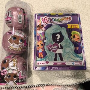 Lol surprise balls And Hairdorables Bundle